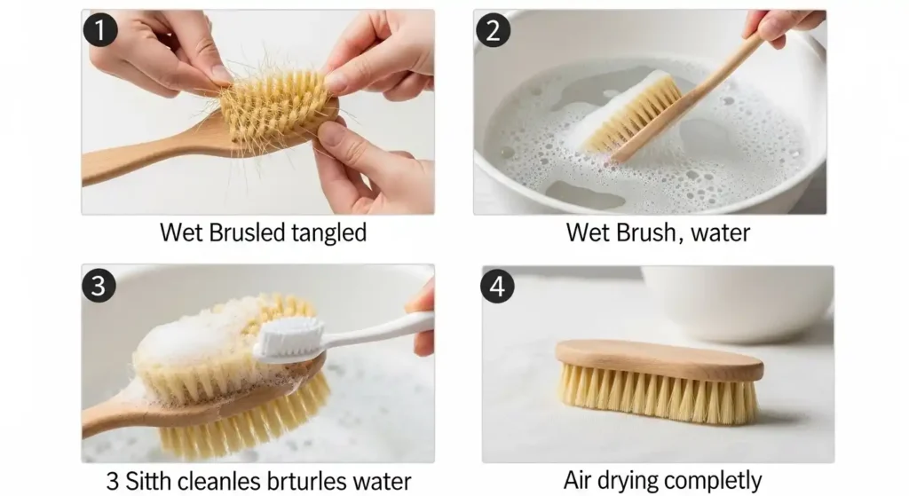 How to clean your Wet Brush – step-by-step hygiene process