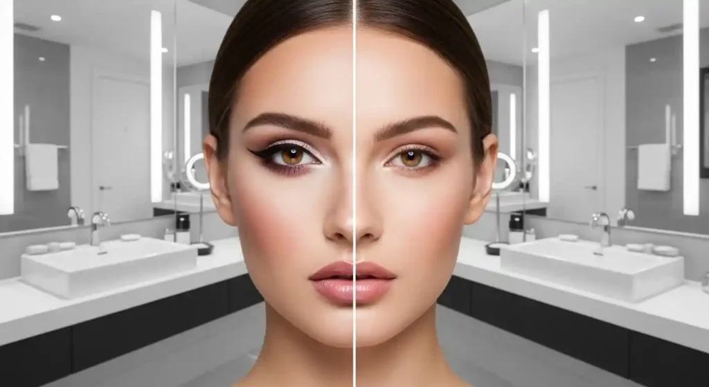 Results after using best wipes for removing makeup — clean and fresh skin