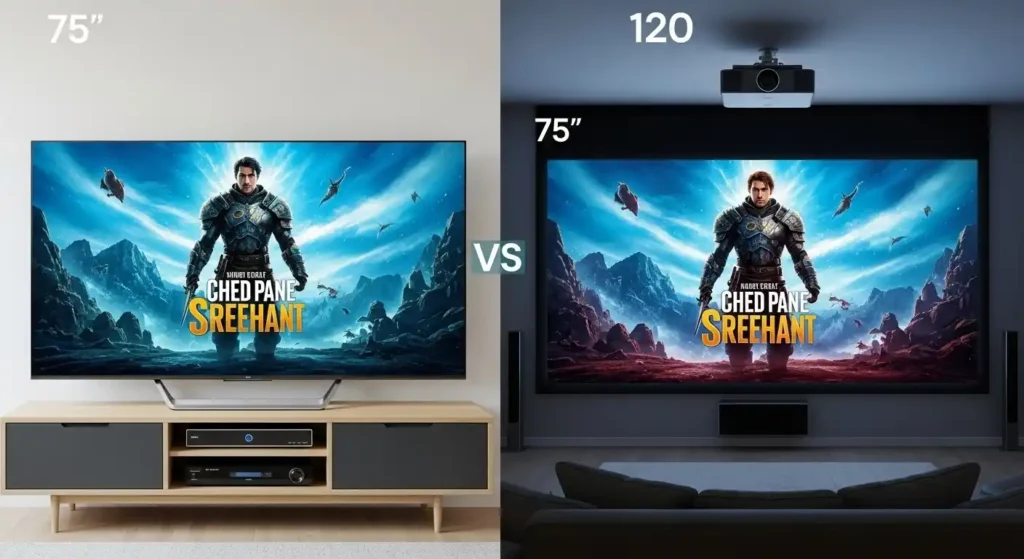 Why people choose a projector and not a TV