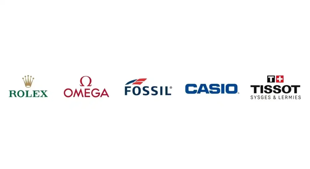 Top wristwatch brands for women including Rolex, Fossil, and Omega