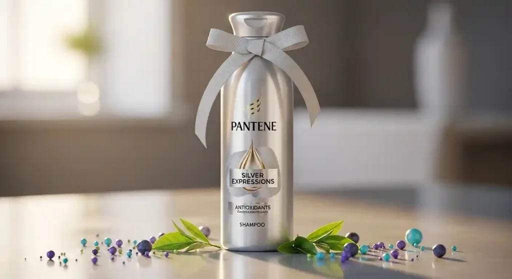 Gentle everyday shampoo for gray or colored hair by Pantene