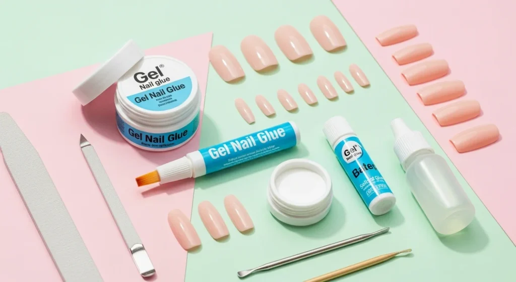Different types of Gel nail glue and removers for 2025