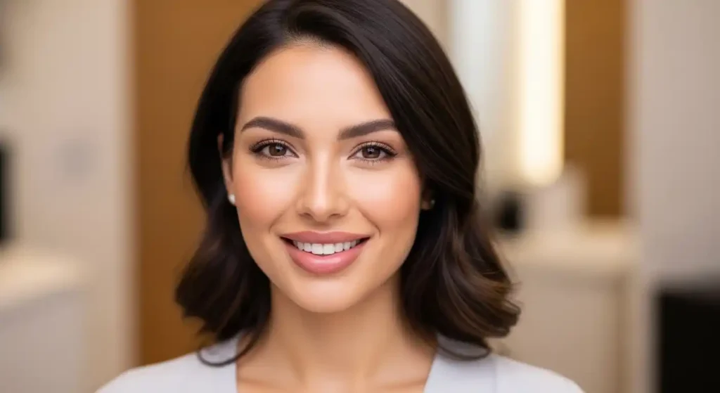 lip flip before and afters showing fuller upper lip