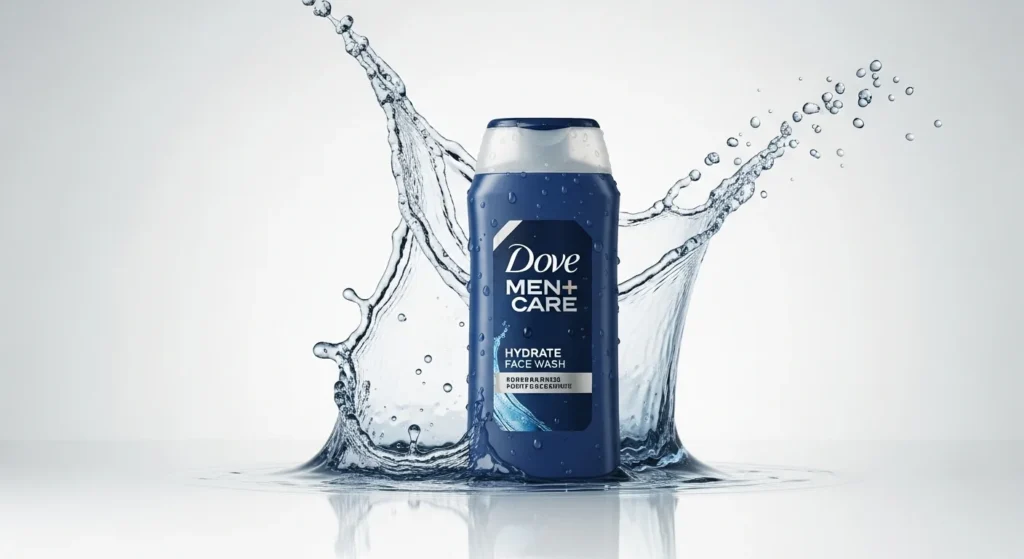 dove men care hydrate face wash for sensitive skin
