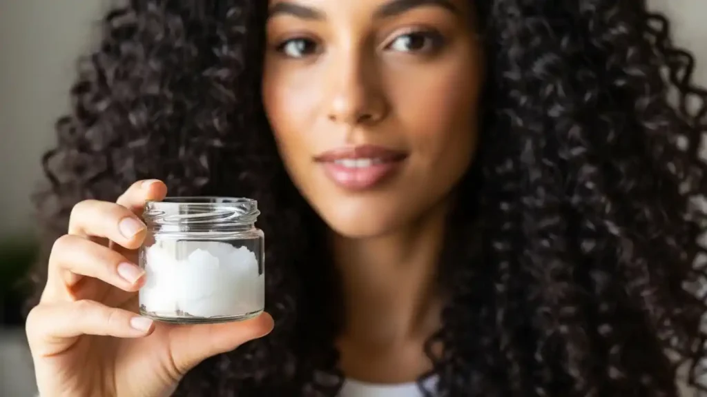 coconut oil for curly hair to reduce frizz and dryness naturally