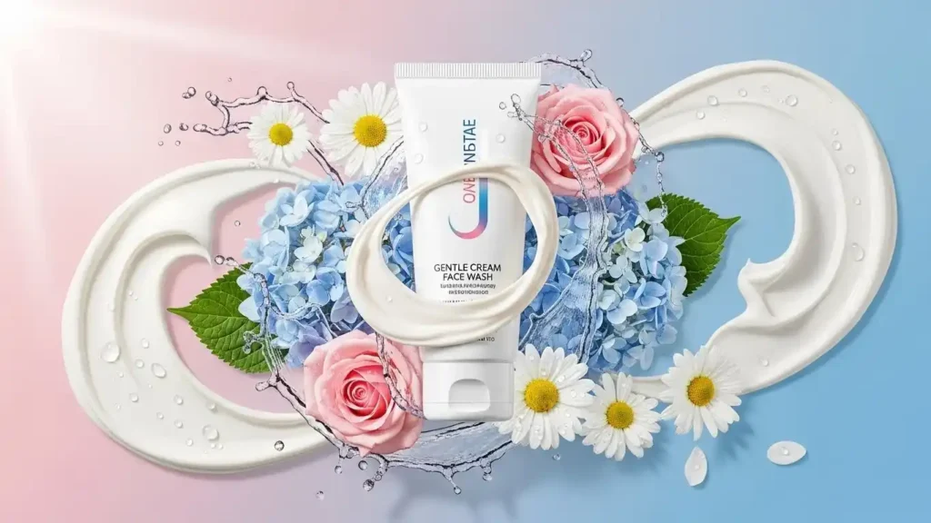 Gentle Cream Face Wash Product Info and Reviews for dry sensitive and glowing skin