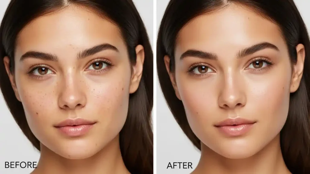 Minimalist alpha arbutin serum benefits for dark spots and uneven skin tone