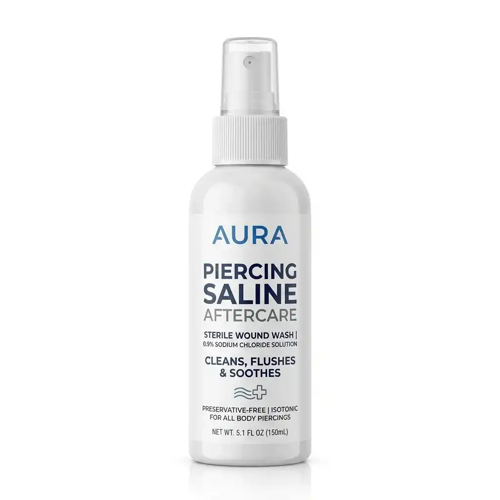 NeilMed piercing aftercare saline spray bottle