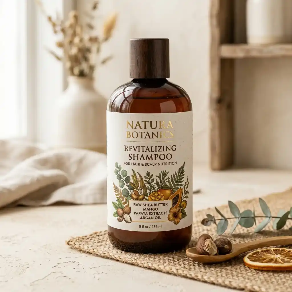SheaMoisture Men Maracuja Oil and Shea Butter shampoo bottle, best natural shampoo for men with dry scalp