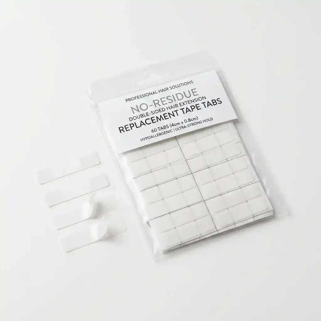 Full Shine Replacement Tape for Hair Extensions No-Residue Formula 36pcs pack