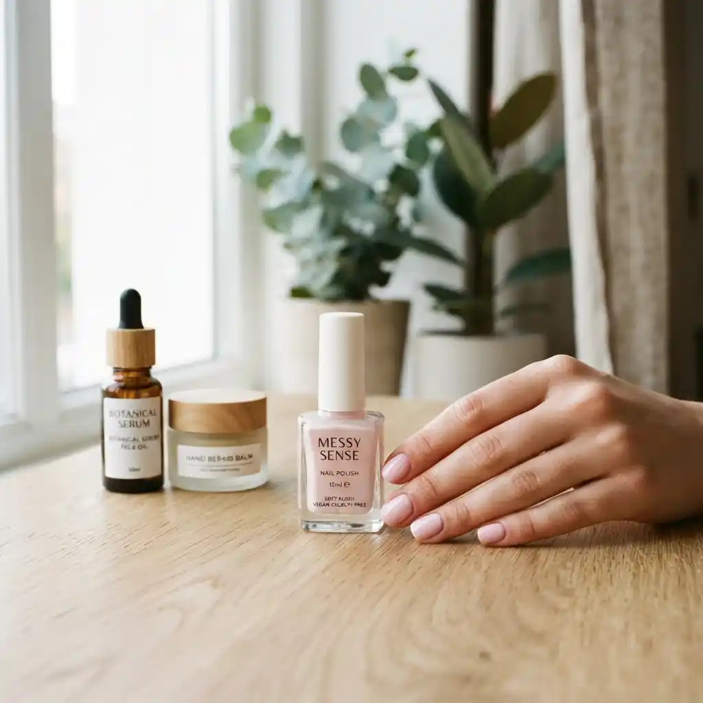 Tenoverten non toxic nail polish for sensitive nails.