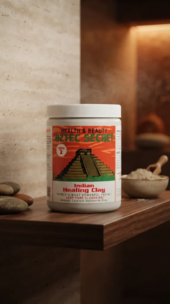 Aztec Secret Indian Healing Clay deep pore cleansing mask for acne