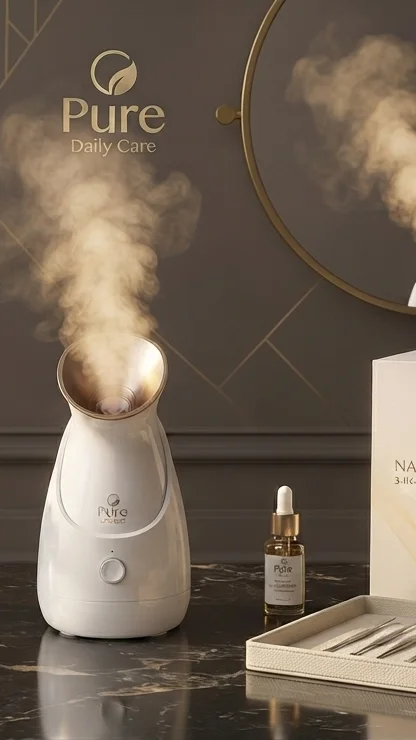 Pure Daily Care NanoSteamer facial steamer for acne-prone skin